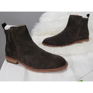 NEW NO BOX Thomas & Vine Mens Suede‎ Leather Ankle Boots - Brown Size 10
